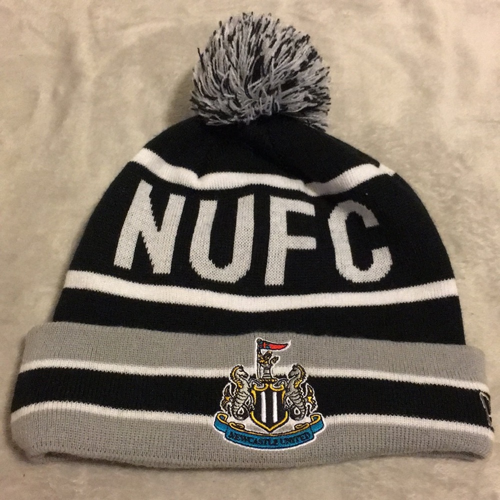 Newcastle United football club men's beanie
